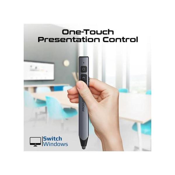 Promate ProPointer-S Universal Intuitive Wireless Presenter with Stylus Pen