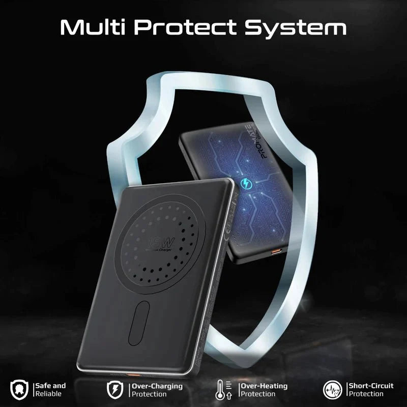 Promate Ultra-Slim Wireless MagSafe PowerBank