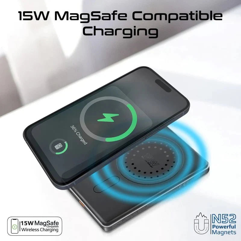 Promate Ultra-Slim Wireless MagSafe PowerBank