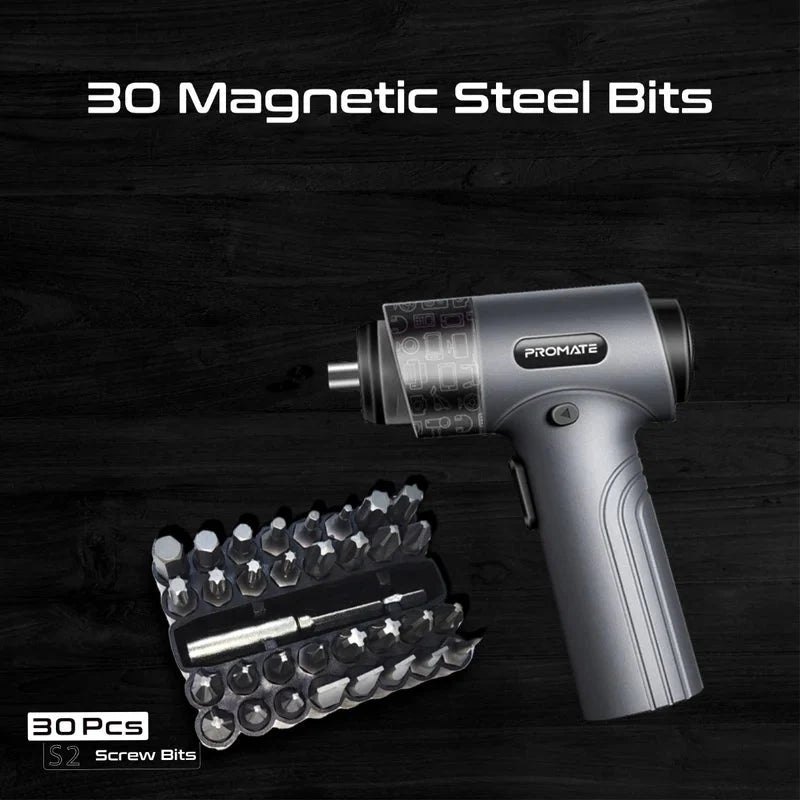Promate Wireless Electric Screwdriver Kit (36-Pieces)