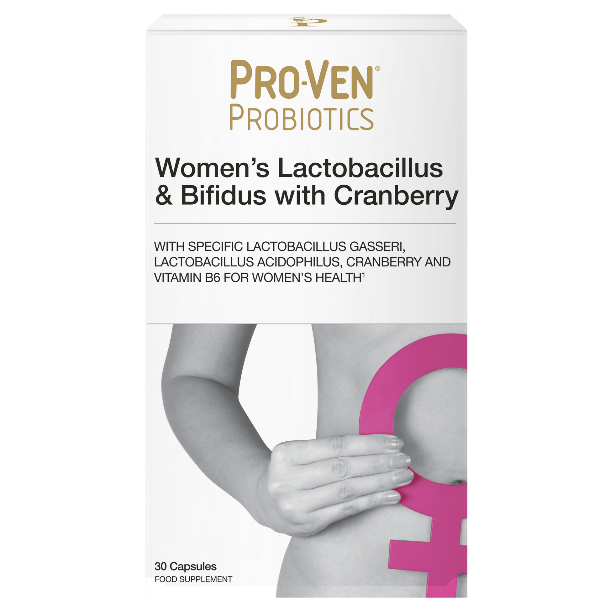 Proven Probiotics Woman'S Lactobacillus & Bifidus With Cranberry - Medaid International