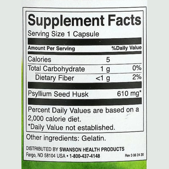 Psyllium Husk Swanson