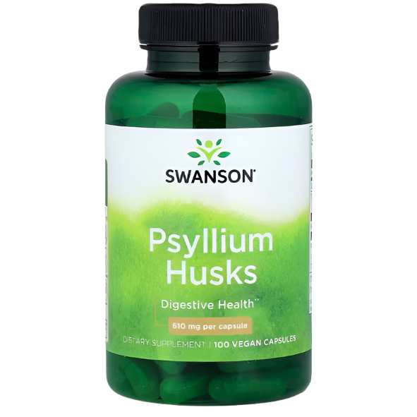 Swanson Psyllium Husks 610 mg 100 Vegan Capsules