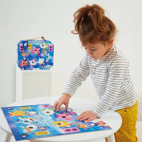 Janod - Unicorns Rock Concert Puzzle - 24pcs