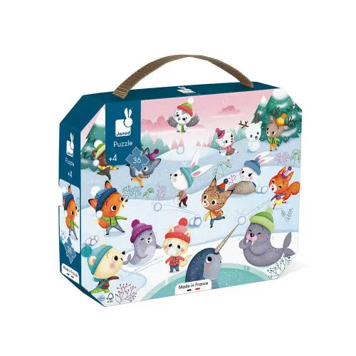 Janod - Puzzle Snow Party - 36pcs