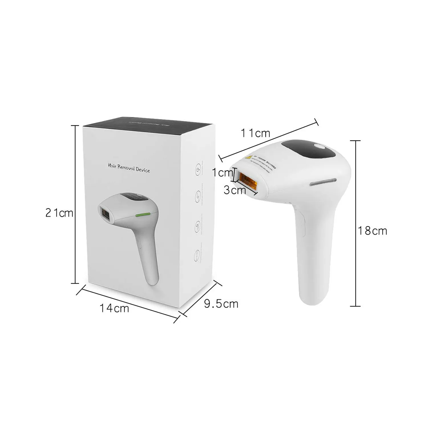 Safe and Effective IPL Permanent Laser Hair Removal Device for Face and Body for Men and Women - Medaid International