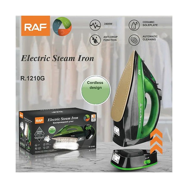 RAF Cordless Electric Steam Iron 2400W R-1210