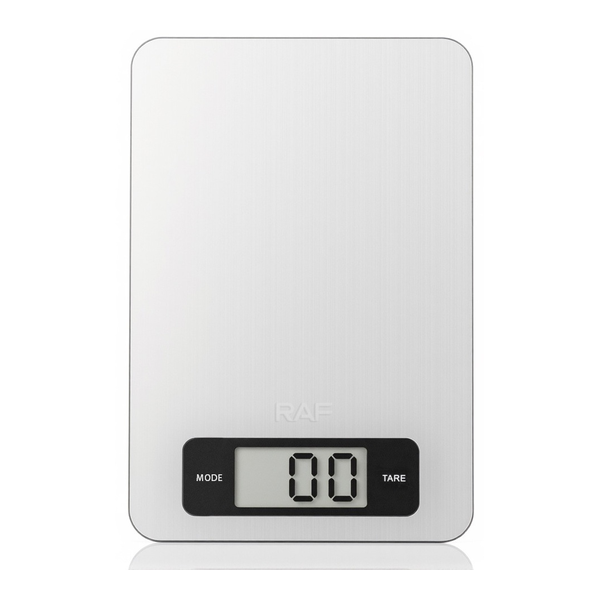 RAF Stainless Steel Brushed Electronic Kitchen Scale Gram Baking Scale R-10026