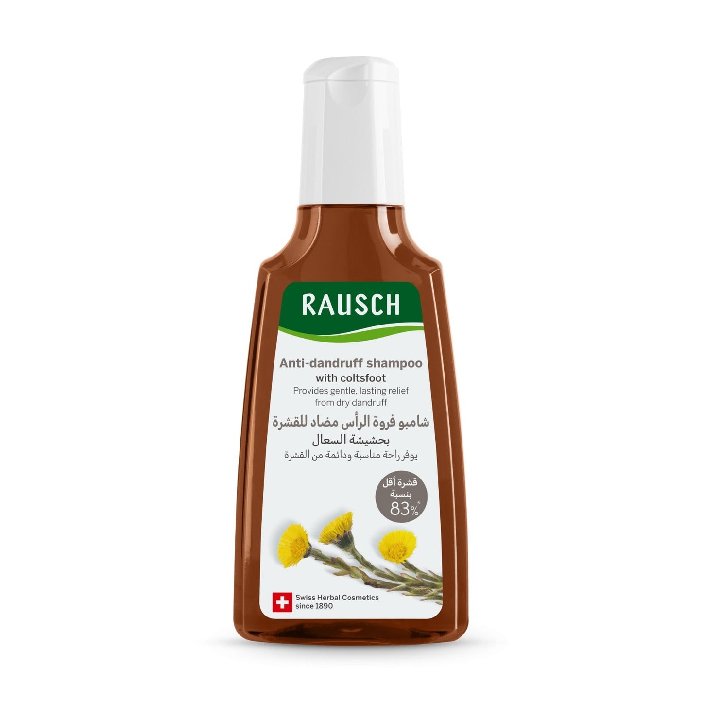 Rausch Coltsfoot Anti-Dandruff Shampoo - Natural Swiss Haircare - 200ml