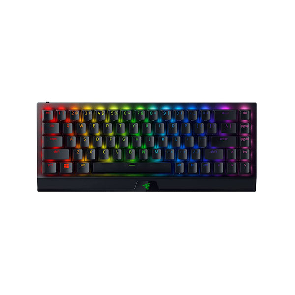Razer, BlackWidow V3 Mini Hyperspeed, 65% Wireless Mechanical Gaming Keyboard (Yellow Switch) I Razer Chroma RGB Customizable backlighting - RZ03-03890100-R3M1