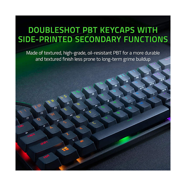 Razer Huntsman Mini Clicky Optical Purple Switch USB-C Gaming Keyboard I RGB Customizable backlighting - RZ03-03390100-R3M1