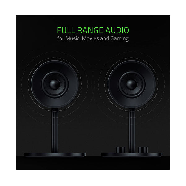 Razer Nommo - 2.0 Gaming Speakers - EU Packaging - RZ05-02450100-R3G1