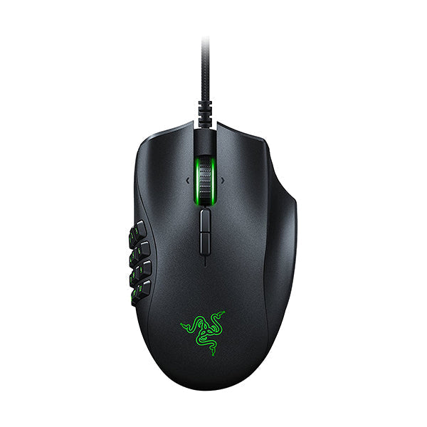 Razer Naga Trinity Chroma MMO Gaming Mouse, Up to 19 Programmable buttons- Interchangeable Side - RZ01-02410100-R3M1