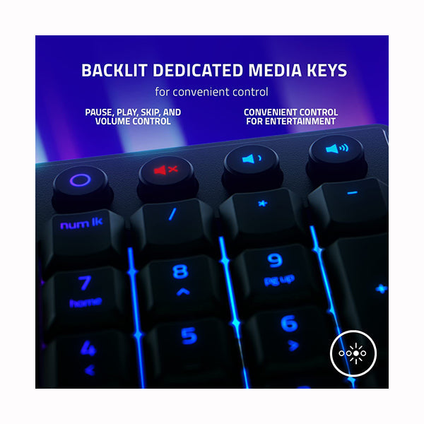 Razer Ornata V3 Gaming Keyboard: Low-Profile Keys - Mecha-Membrane Switches - 10-Zone RGB Lighting - Spill-Resistant - Magnetic Wrist Wrest - RZ03-04460100-R3M1