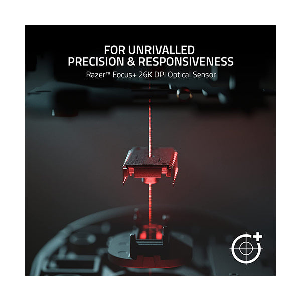 Razer Basilisk V3 Customizable Ergonomic Gaming Wired Mouse: Chroma RGB Lighting - 26K DPI Optical Sensor - 11 Programmable Buttons - HyperScroll Tilt Wheel - RZ01-04000100-R3M1