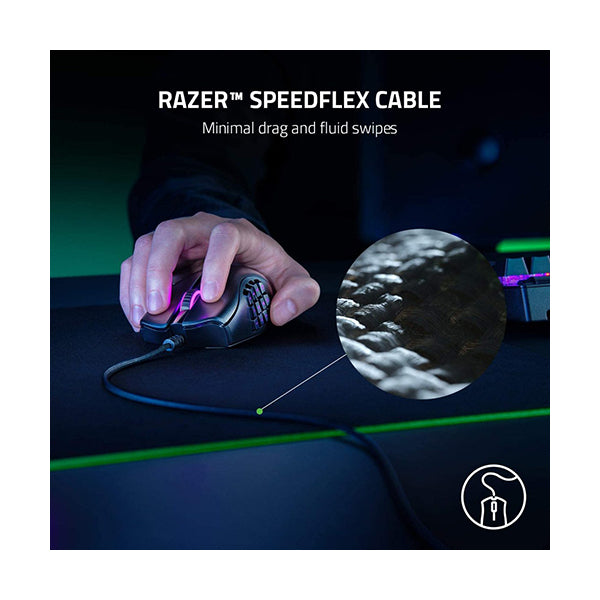 Razer Naga X Wired MMO Gaming Mouse - RZ01-03590100-R3M1