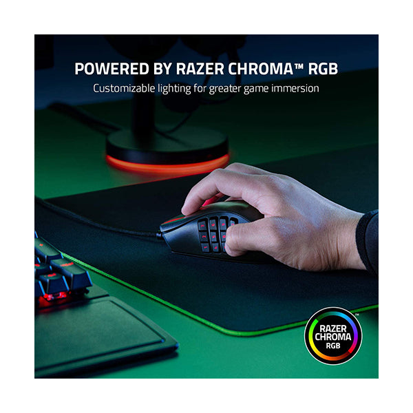 Razer Naga X Wired MMO Gaming Mouse - RZ01-03590100-R3M1