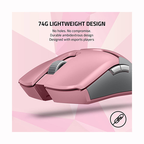 Razer Viper Ultimate Wireless Optical RGB Gaming Mouse w Charging Dock - RZ01-03050300-R3M1