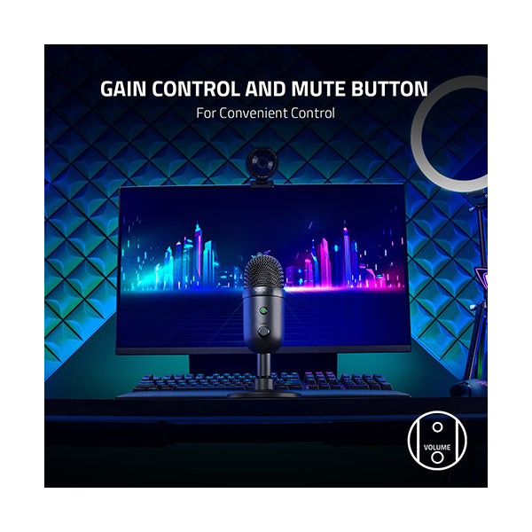 Razer Seiren V2 X USB Microphone for Streamers - RZ19-04050100-R3M1