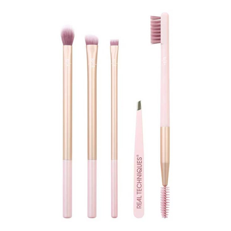 Real Techniques Naturally Beautiful Eye Set -5 Pc Tapered Shadow Brush