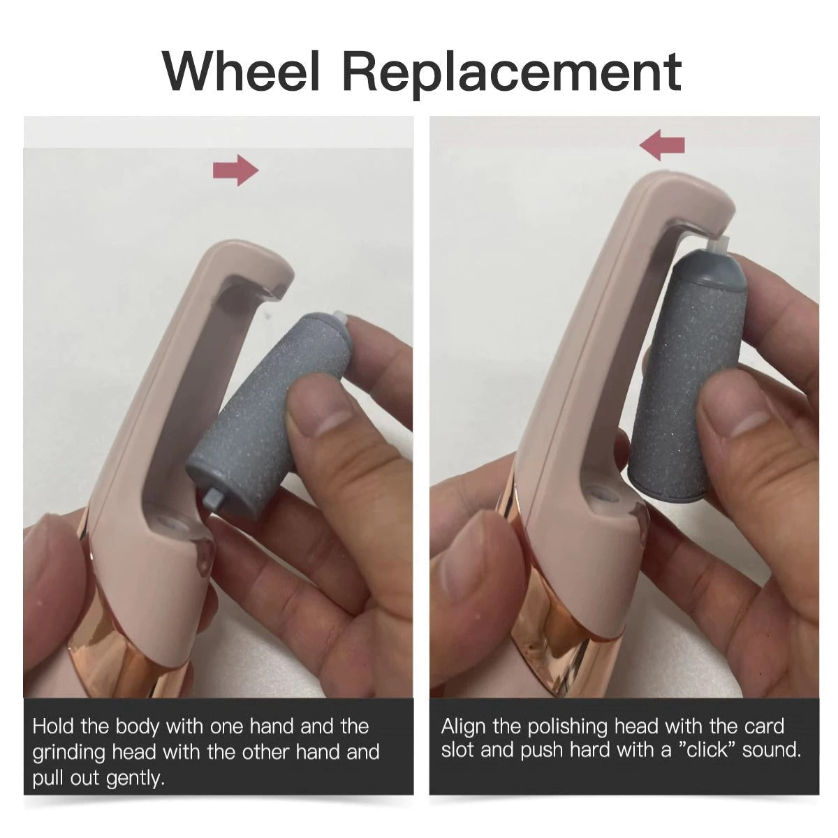 REWELL Rechargeable Electric Foot File Callus Remover