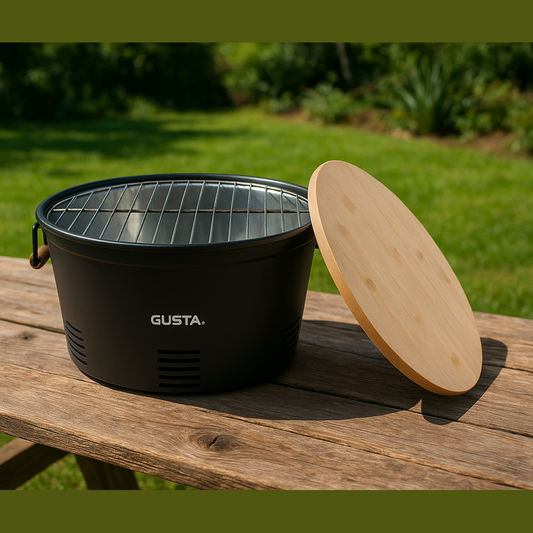 BBQ round ø35 black Gusta