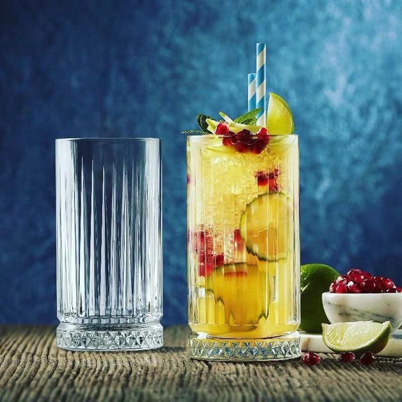 Retro Design Glass Set Of 4 Cocktail Glasses 280ML