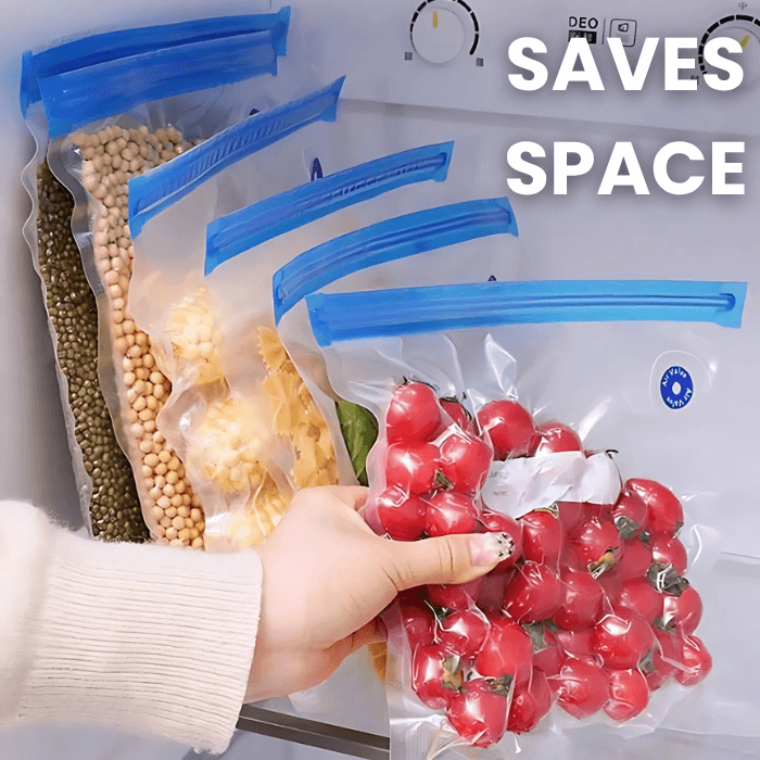 15 Reusable Vacuum Bags Set + Vacuum Pump - Medaid International