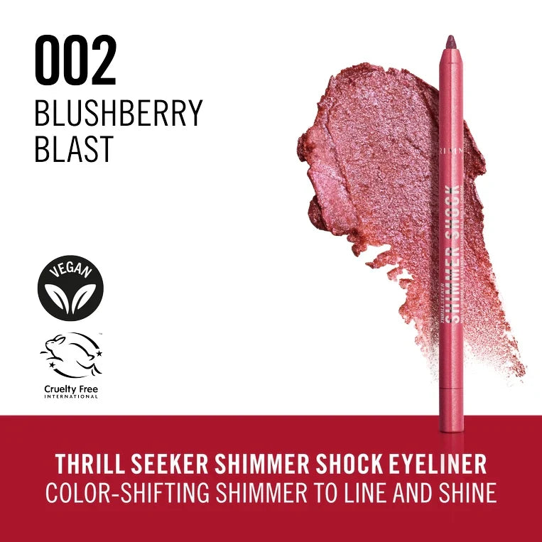 Rimmel Thrill Seeker Shimmer Shock Eyeliner Pencil - 002 Blushberry Blast