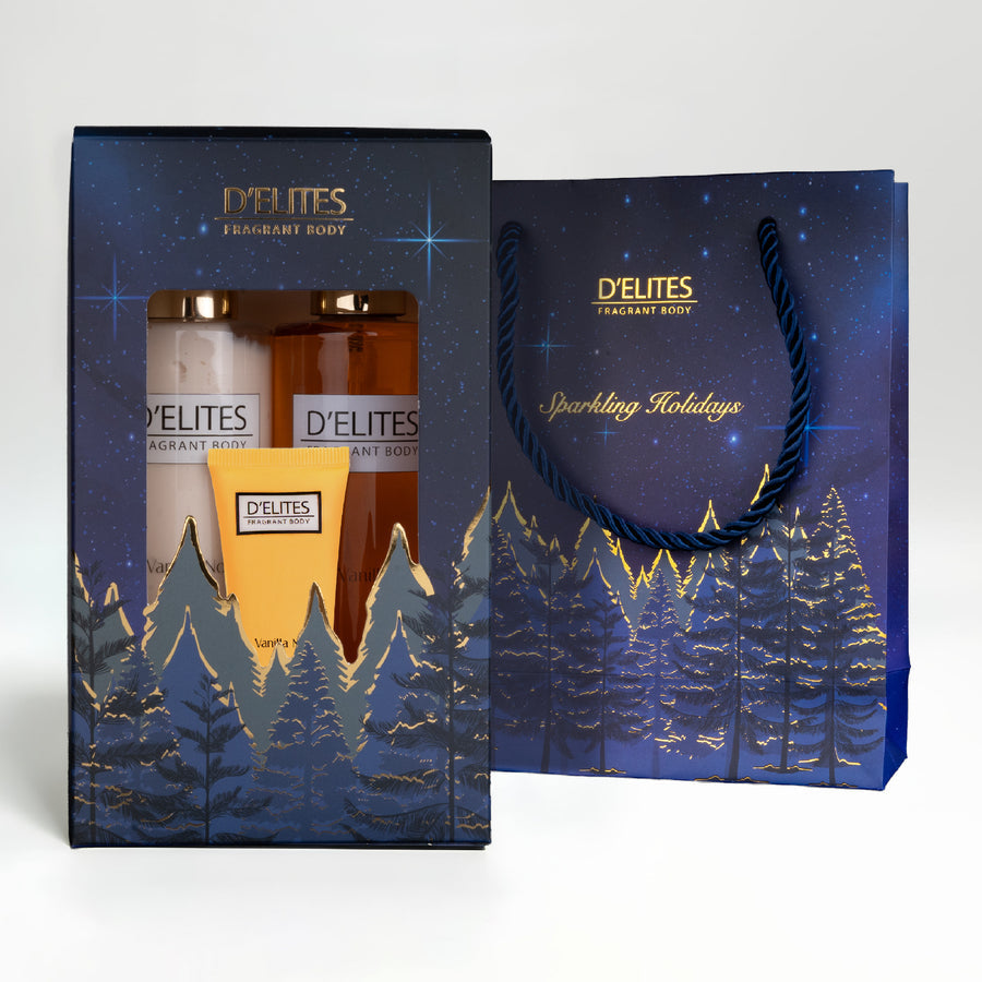 Delites body set Vanilla Noir Splash • Vanilla Noir Lotion • Vanilla Noir Hand Cream