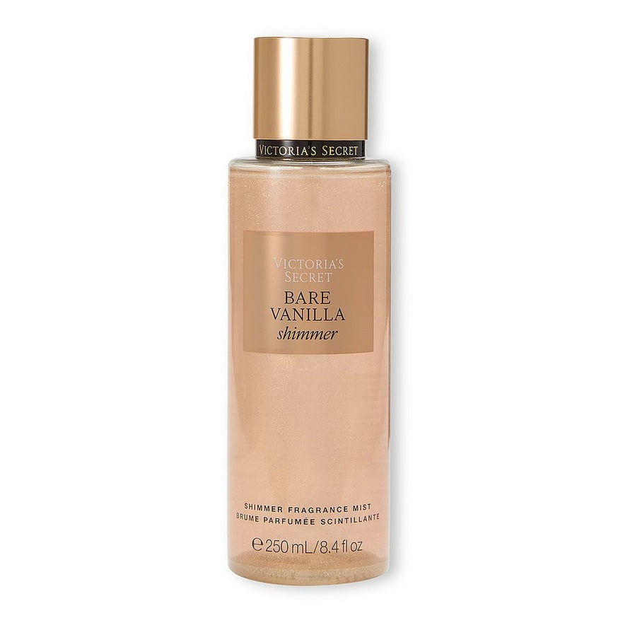 VICTORIA SECRET.        Body Fragrance
Bare Vanilla SHIMMER Fragrance Mist-250ml