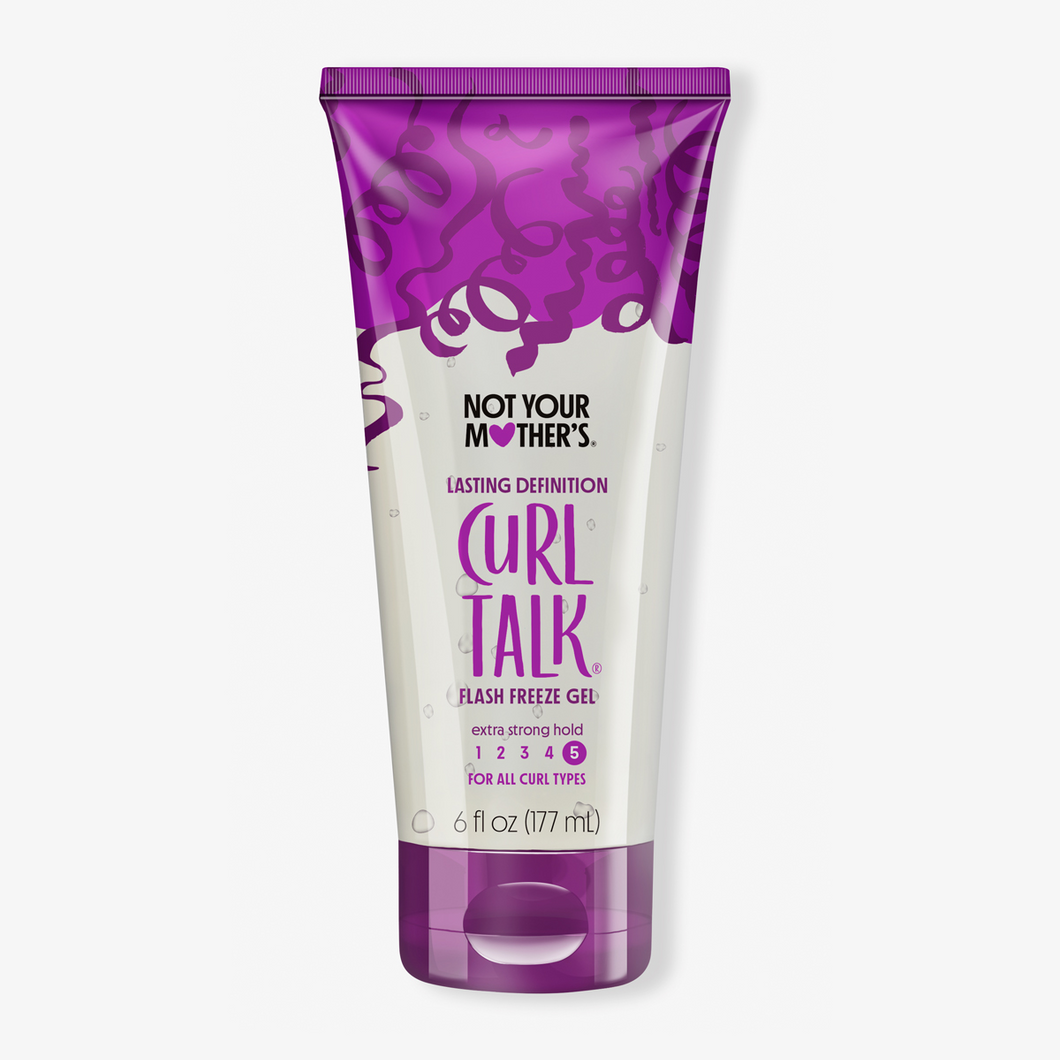 Not you mother's Curl Talk
Lasting Definition Flash Freeze Gel
Maximum Hold