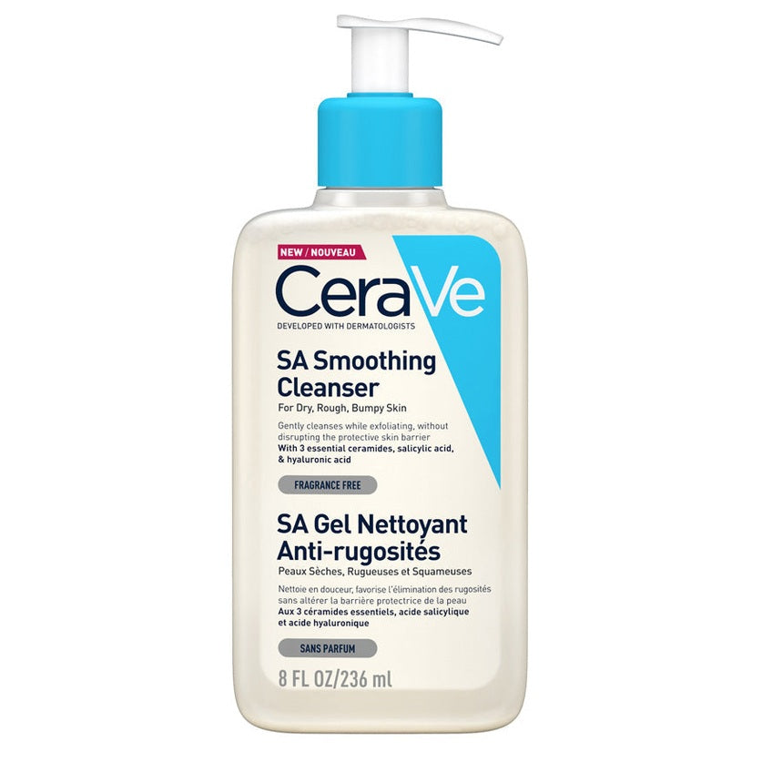 Cerave SMOOTHING CLEANSER FOR DRY ,ROUGH,BUMPY SKIN 236ML