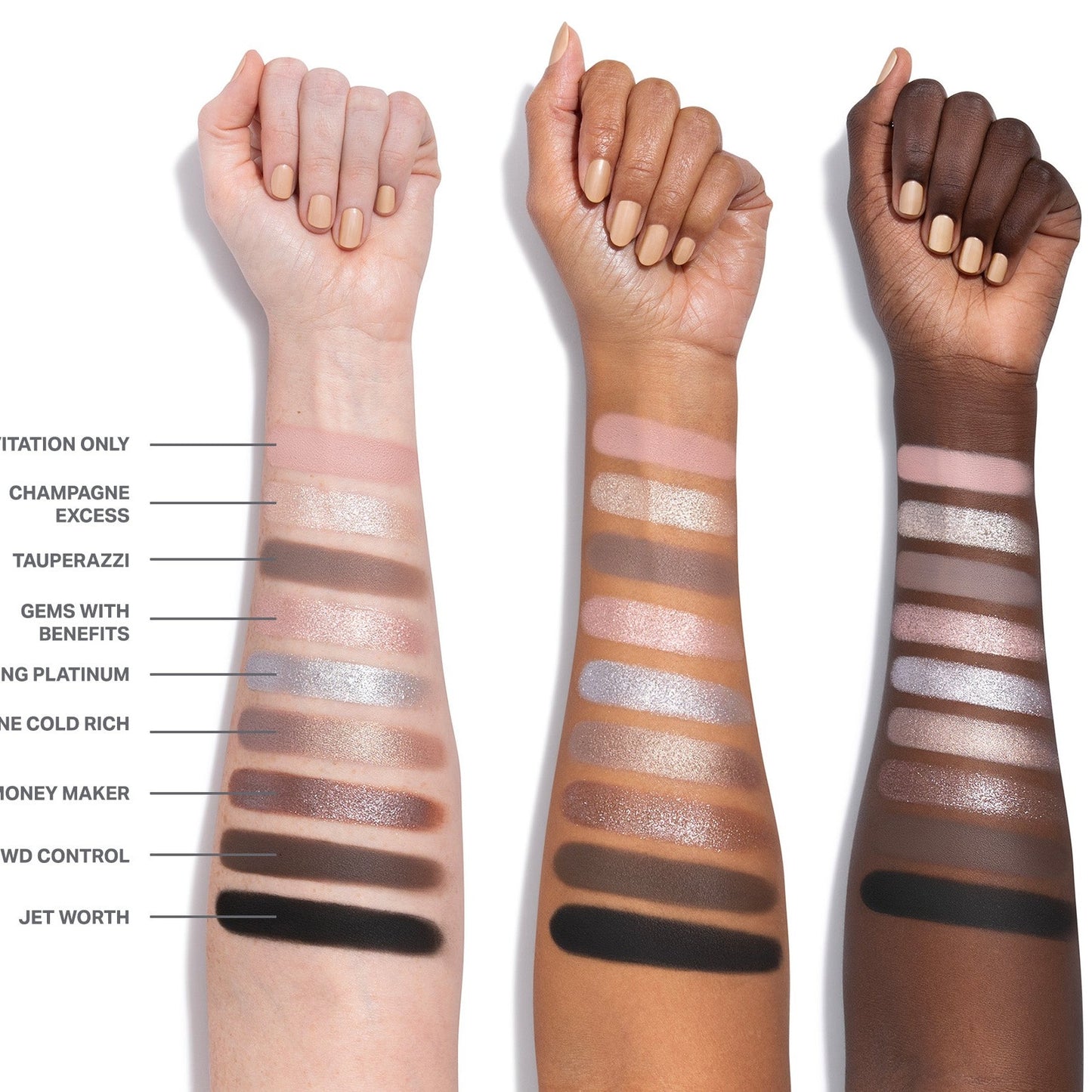 Morphe Rich & Foiled Artistry Palette- Going Platinum