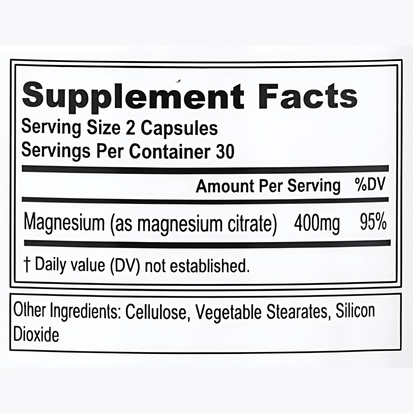 Magnesium Citrate Fitcode