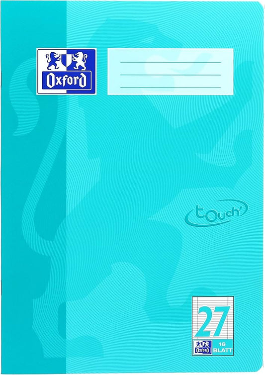 Oxford Touch' Aqua 16 Pages Lined A4 Copybook | Oxford In Lebanon