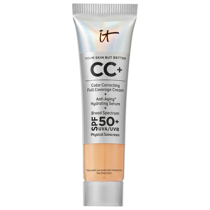 IT Cosmetics 
Mini CC+ Cream Full Coverage Color Correcting Foundation with SPF 50+- Shade : Medium Tan small size