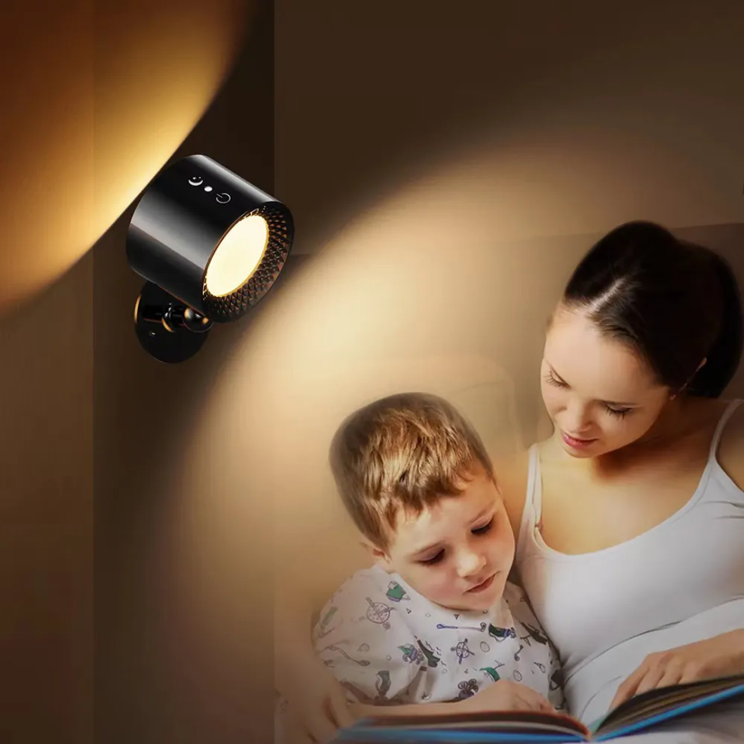 RECHARGEABLE MAGNETIC WALL LAMP WITH REMOTE CONTROL