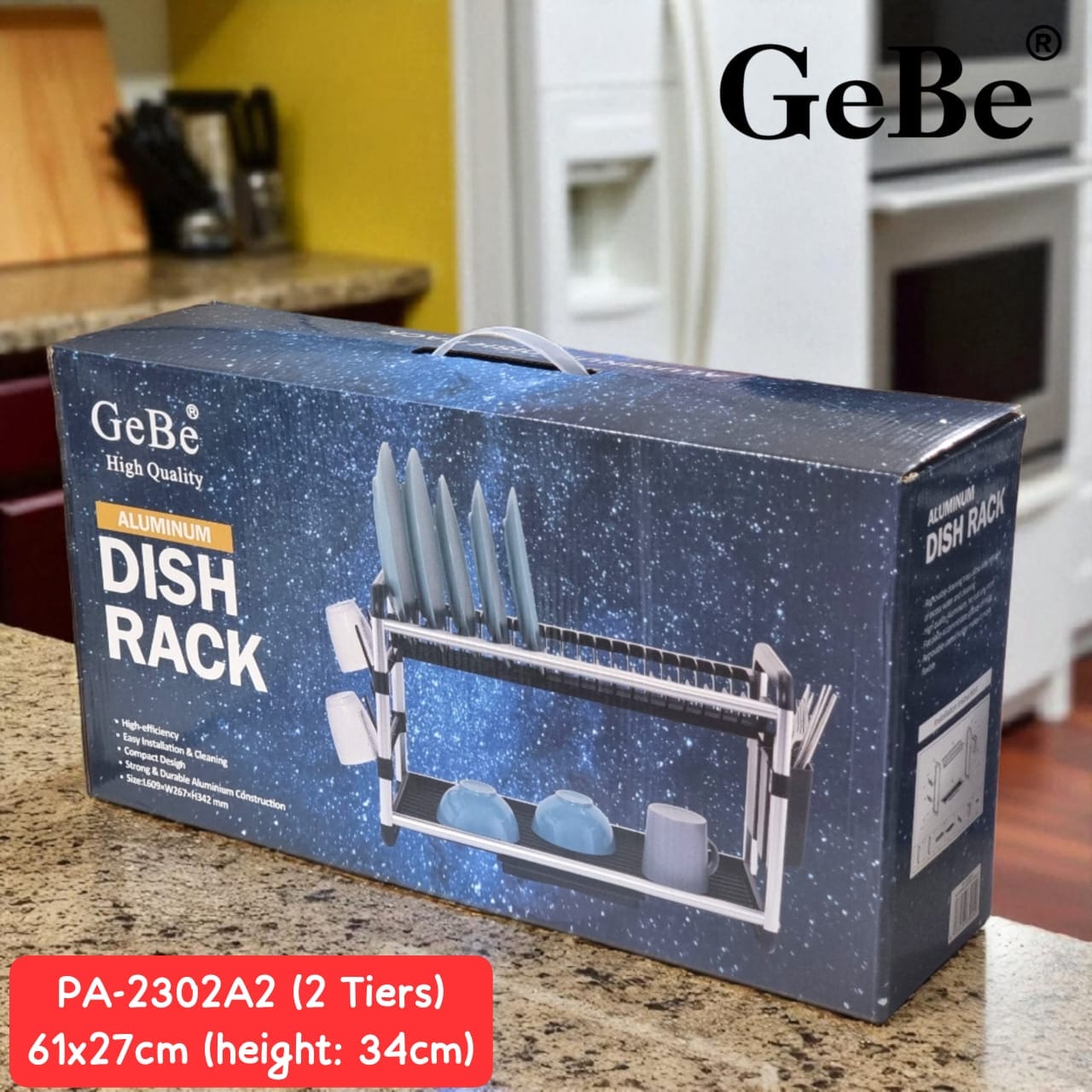 GEBE ALUMINUM DISH RACK - Medaid International