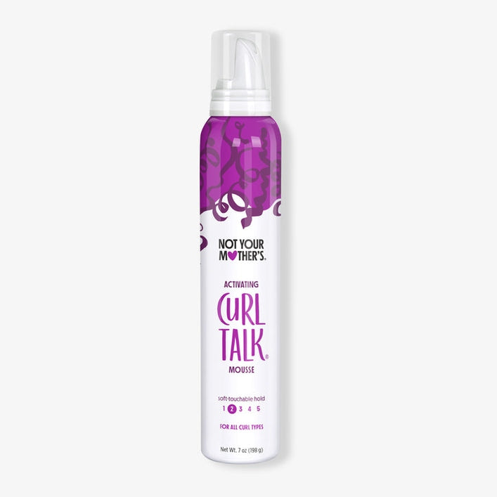 NOT YOUR MOTHER'S CURL Talk
Activating Mousse
Soft-touchable Hold size: 198G