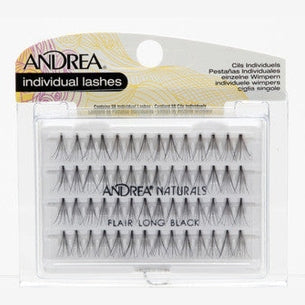 Andrea Permalash Individual Knot-Free Naturals Long - Black