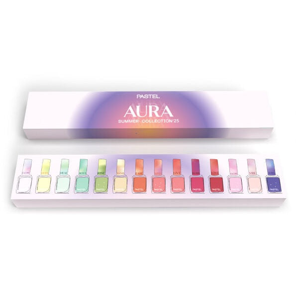 Pastel Aura Nail Polish Collection Set Box Summer 2025