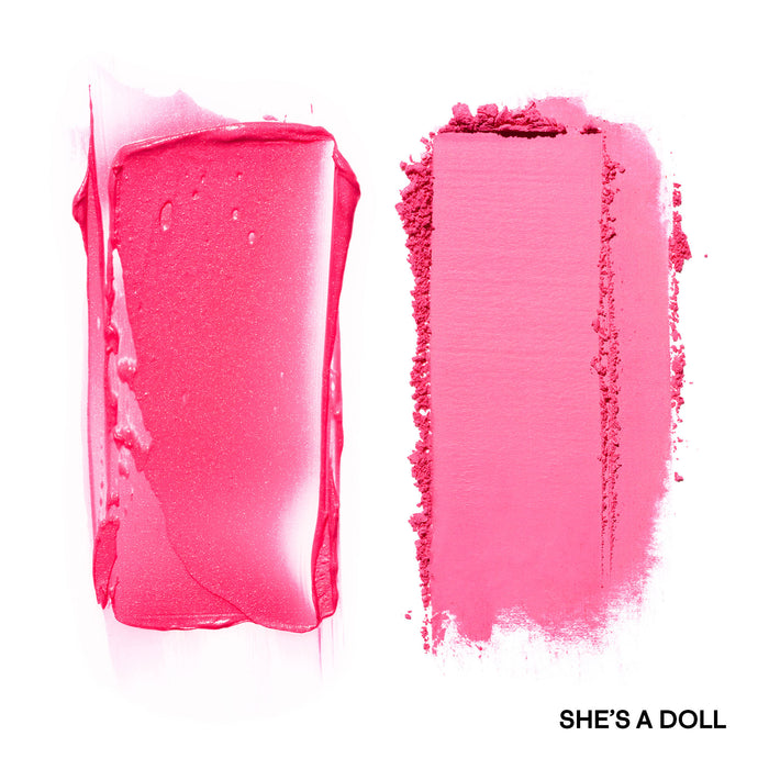 Patrick Ta Major Headlines Double Take Cream & Powder Blush Duo - She's a doll