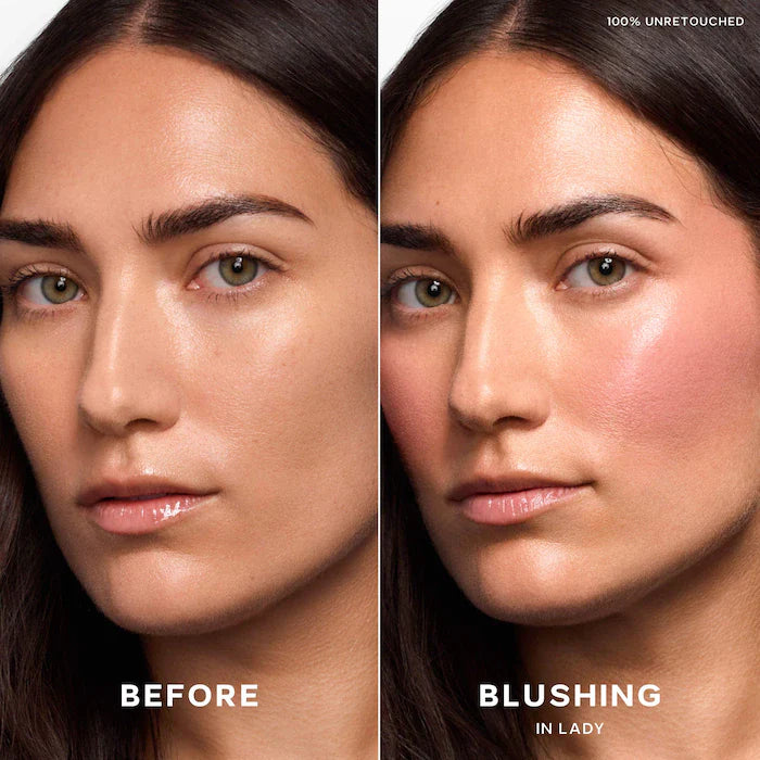 Saie 
Mini Dew Blush Liquid Cream Blush.                Color: Lady - Nude Mauve
