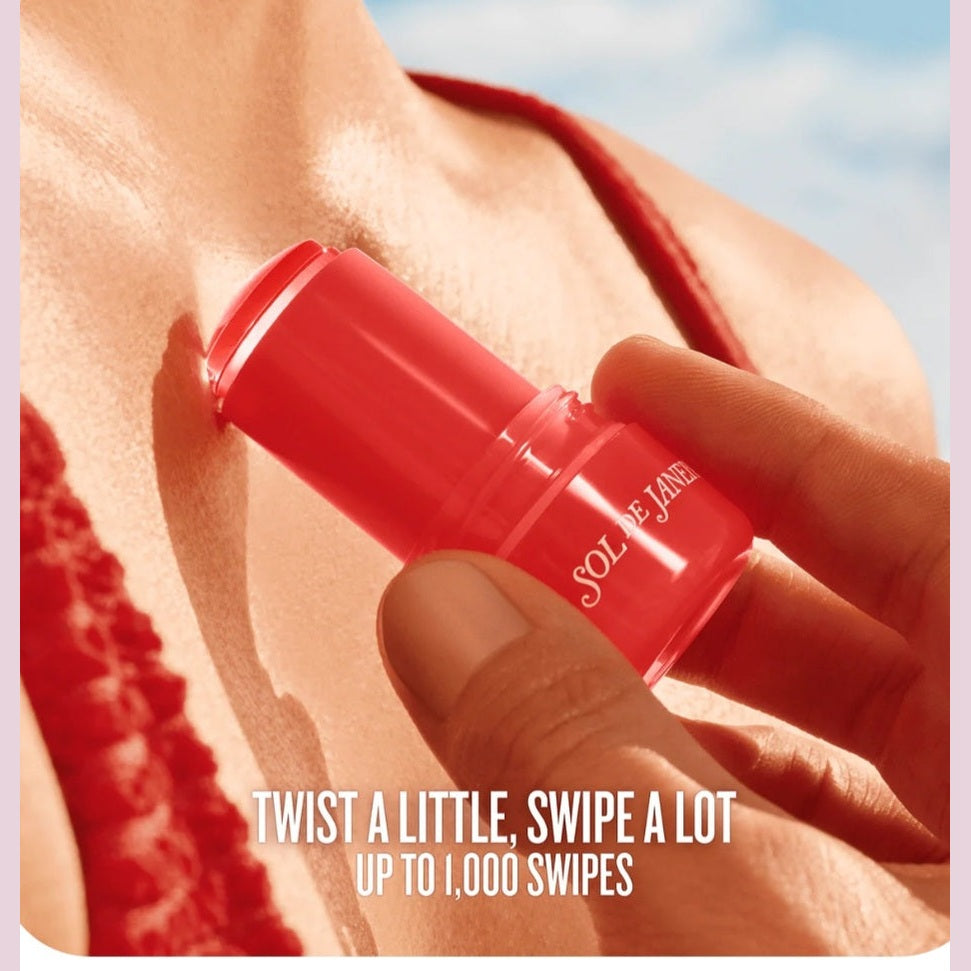 SOL DE JANEIRO PERFUME BALM 40 BLACK AMBER PLUM & VANILLA WOODS FLORAL STICK LASTS UP TO 10 HOURS