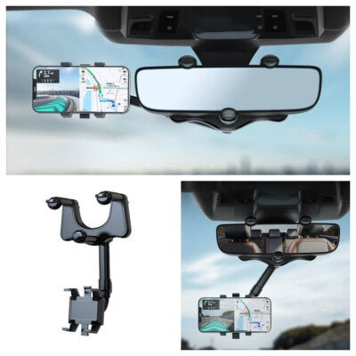 Car Rear Mirror Phone Holder - Medaid International
