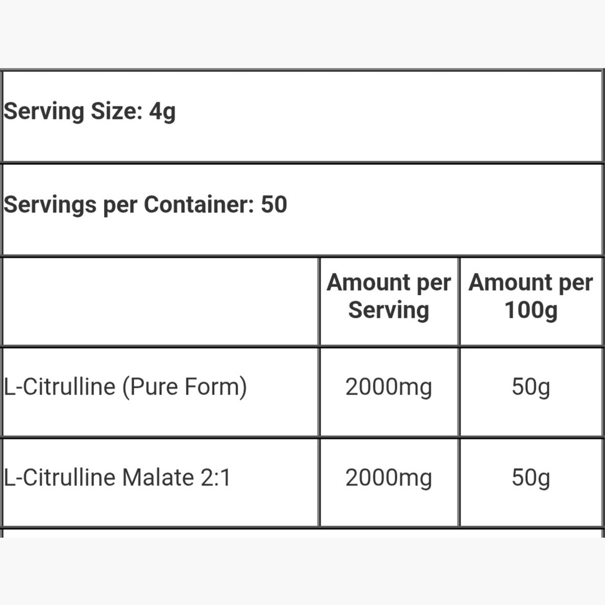 Citrulline Sporter