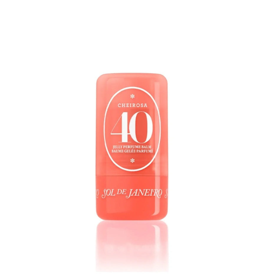 SOL DE JANEIRO PERFUME BALM 40 BLACK AMBER PLUM & VANILLA WOODS FLORAL STICK LASTS UP TO 10 HOURS