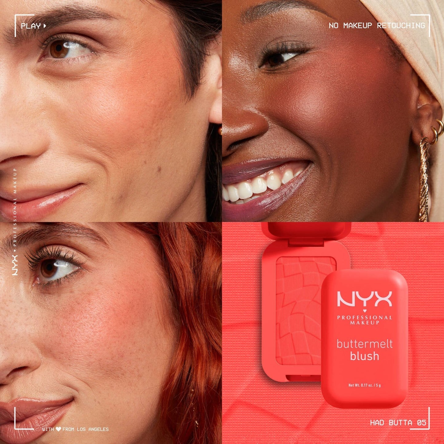 NYX Buttermelt Blush SHADE HAD BUTTA 05