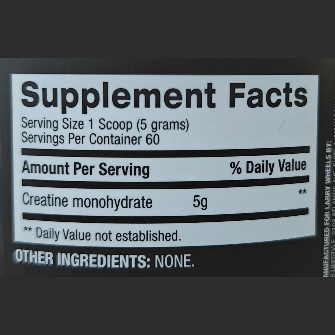 Larry wheels creatine 300g